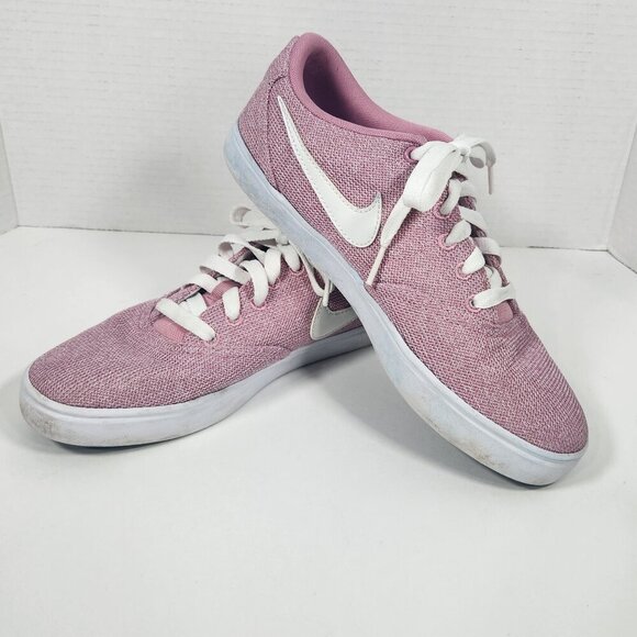Nike Shoes - Nike women’s pink SB check solar elemental canvas tie fashion sneakers 9
